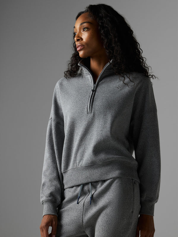 Go-To Half Zip - rabbit