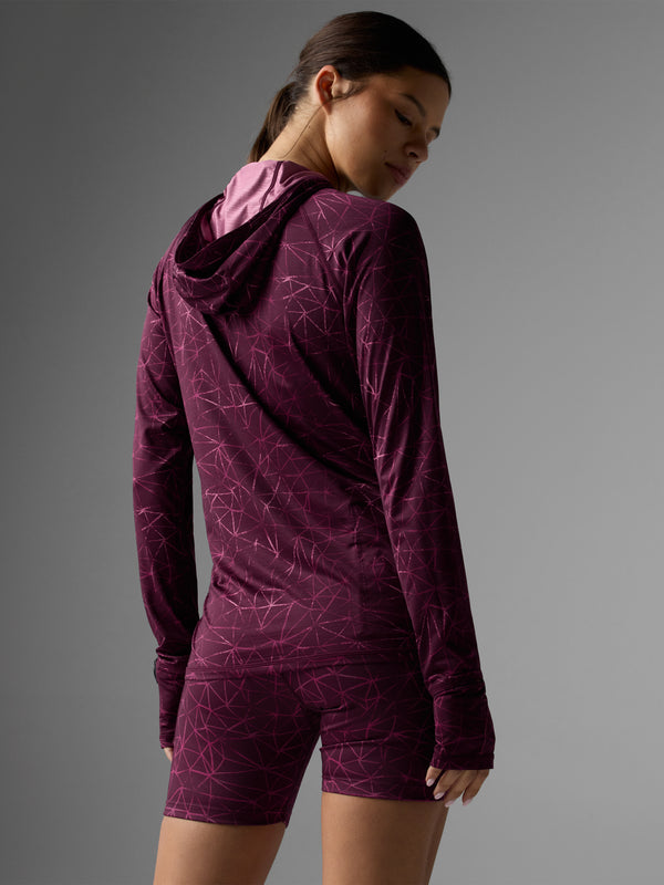 UPF Deflector 2.0 Sun Protection Running Hoodie - rabbit