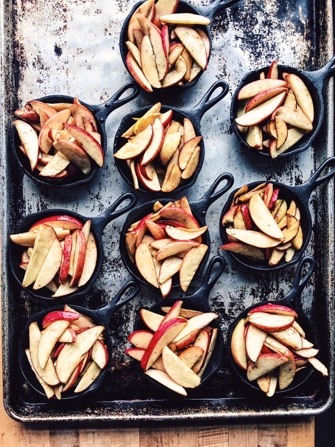 rabbit food: skillet apple crisps