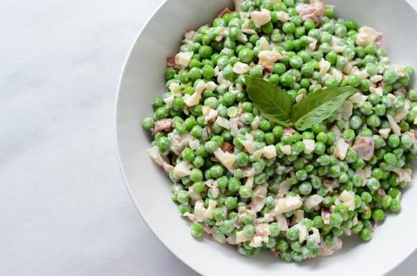 fueled friday: Crunchy Pea Salad with Prosciutto