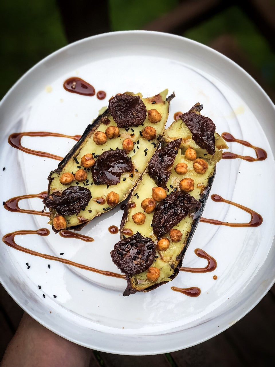 Fueled Friday: Sundried Tomato Topped Sweet Potatoes