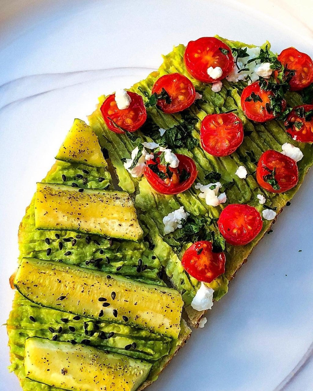 Fueled Friday: Avocado Veggie Toast