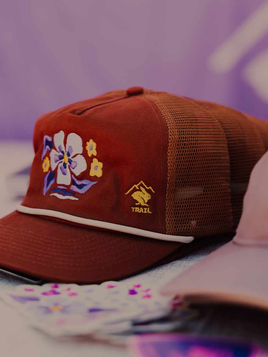 Flower Trucker Hat
