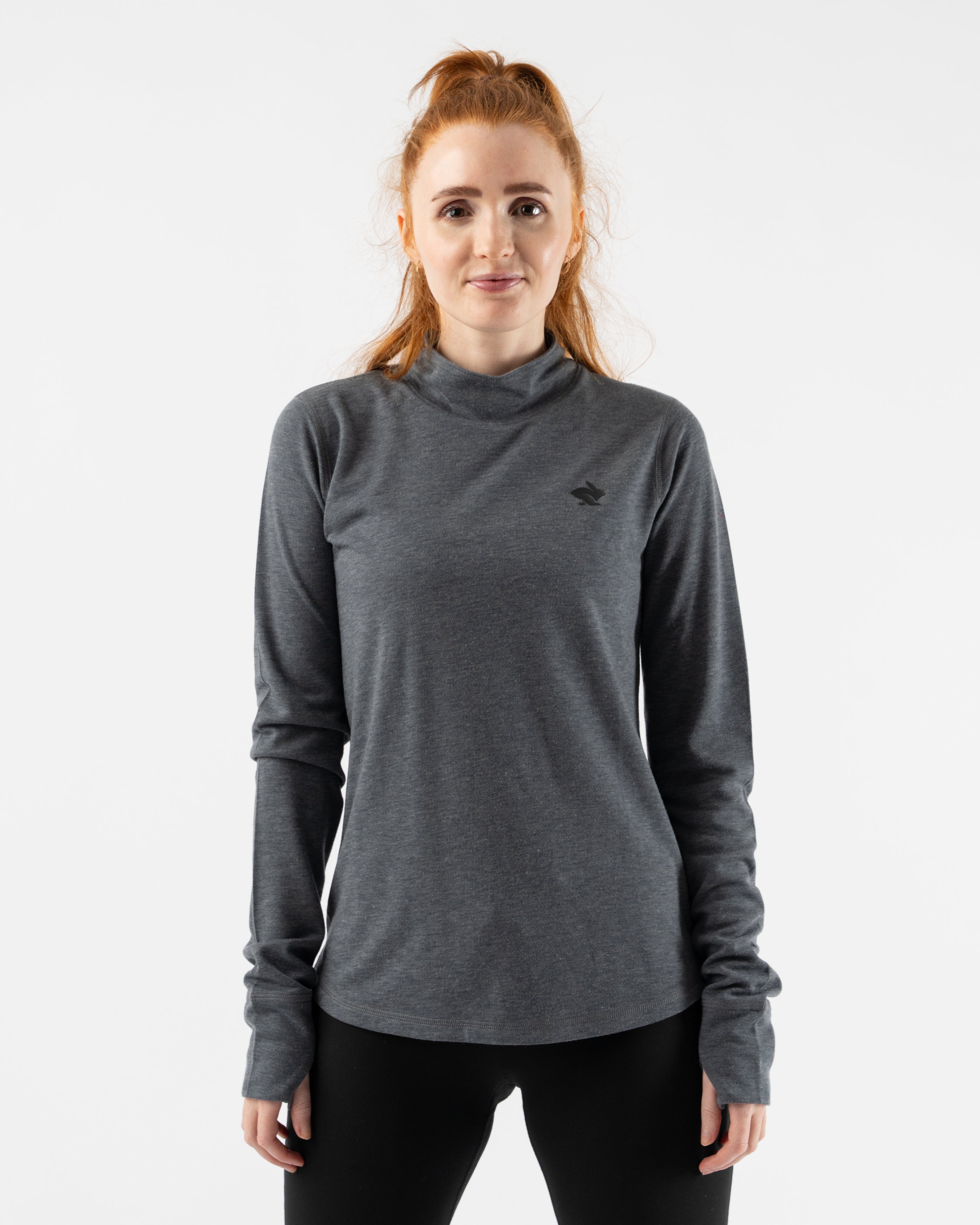 Outrun Mock Neck - rabbit