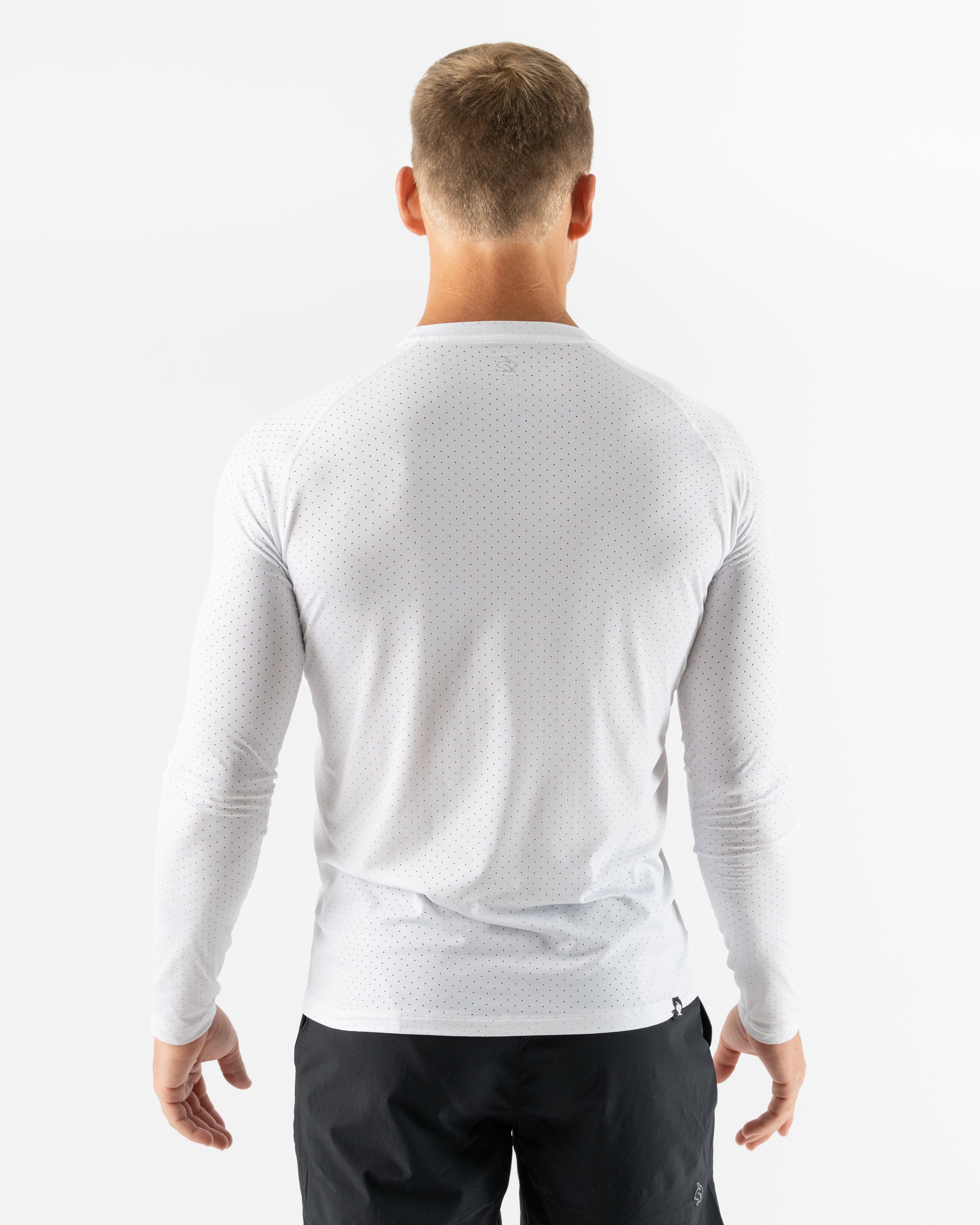 Long Sleeve Workout Top - Ez Tee | Perf ICE LS - rabbit