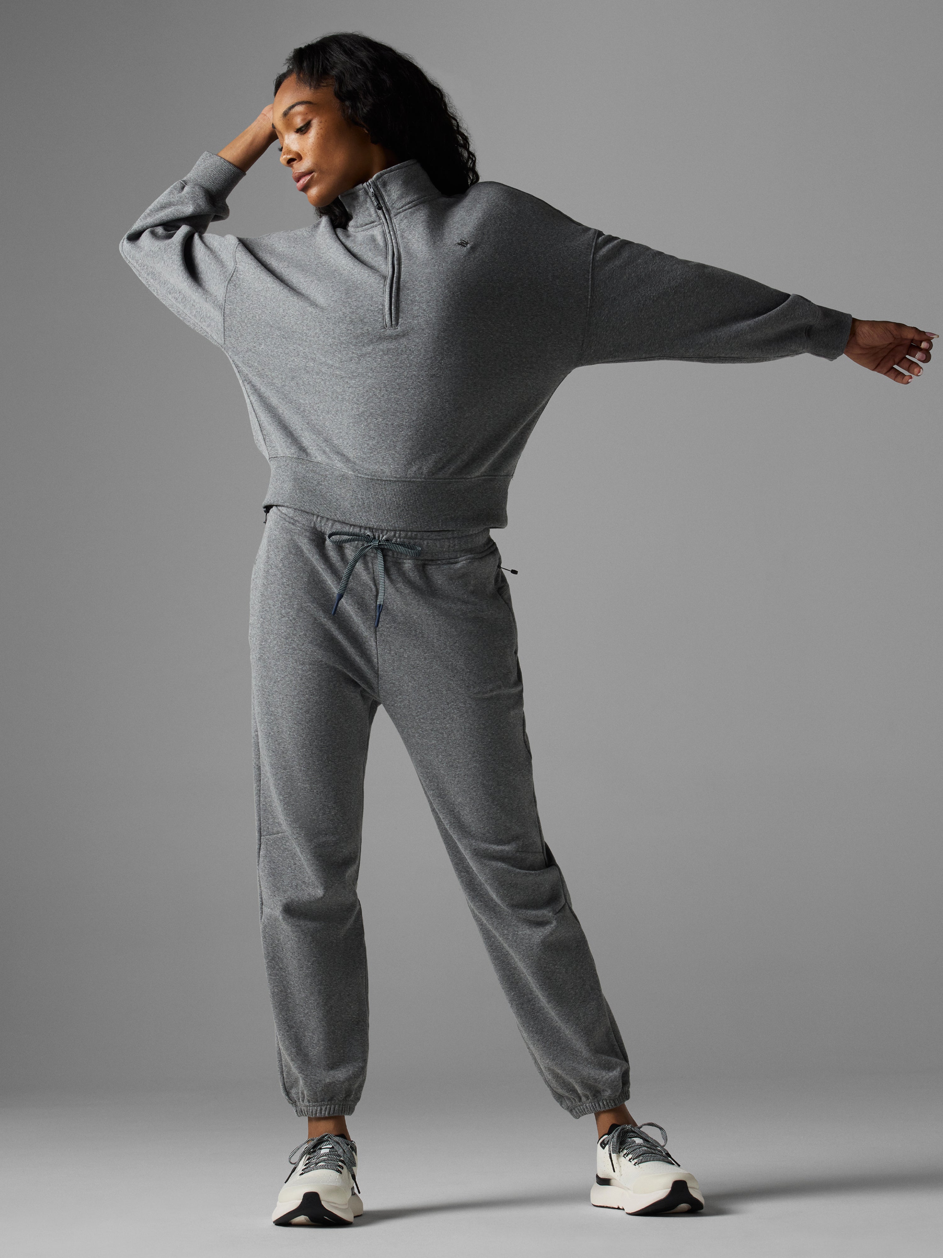 Go-To Half Zip - rabbit