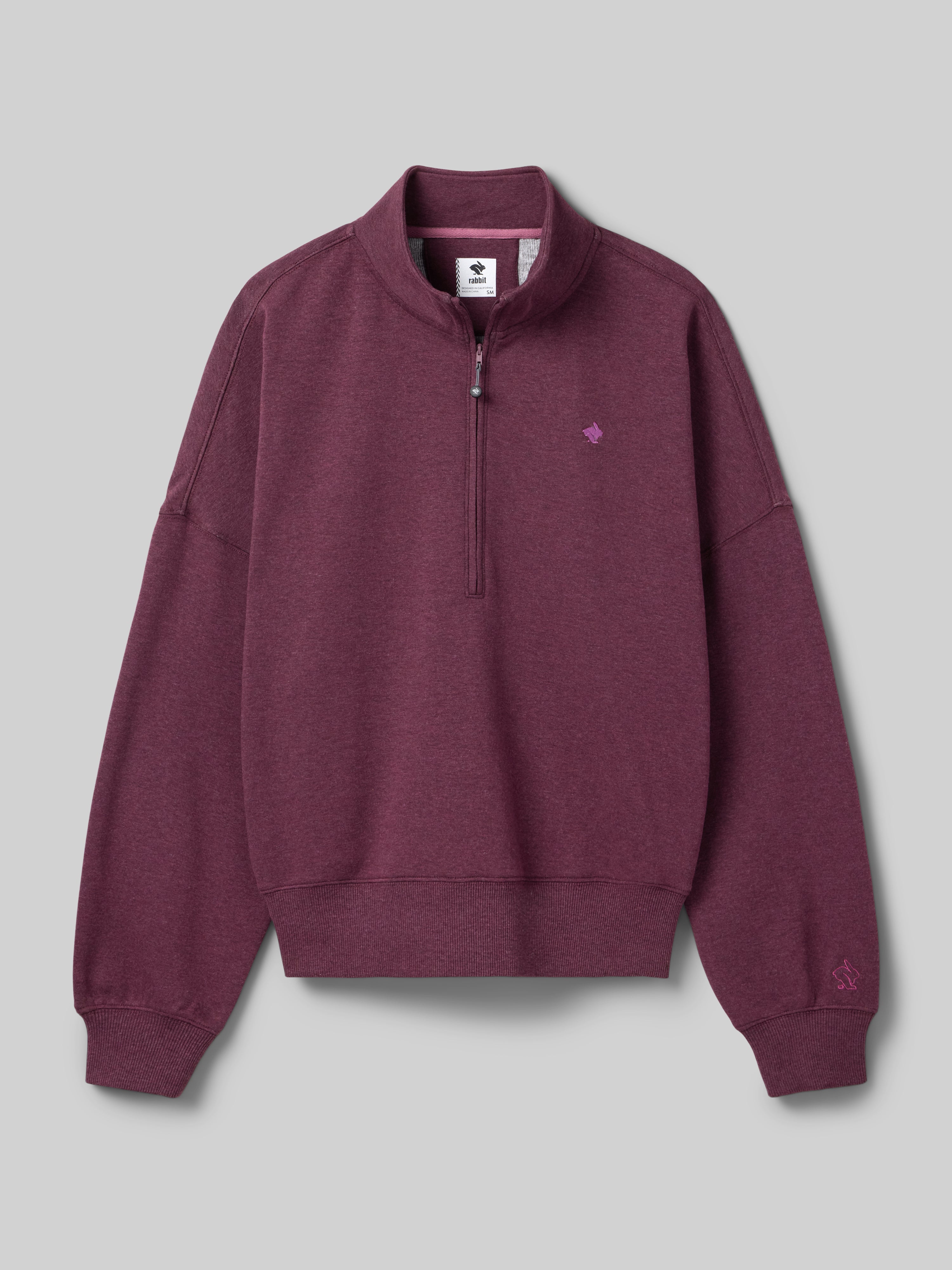 Go-To Half Zip - rabbit