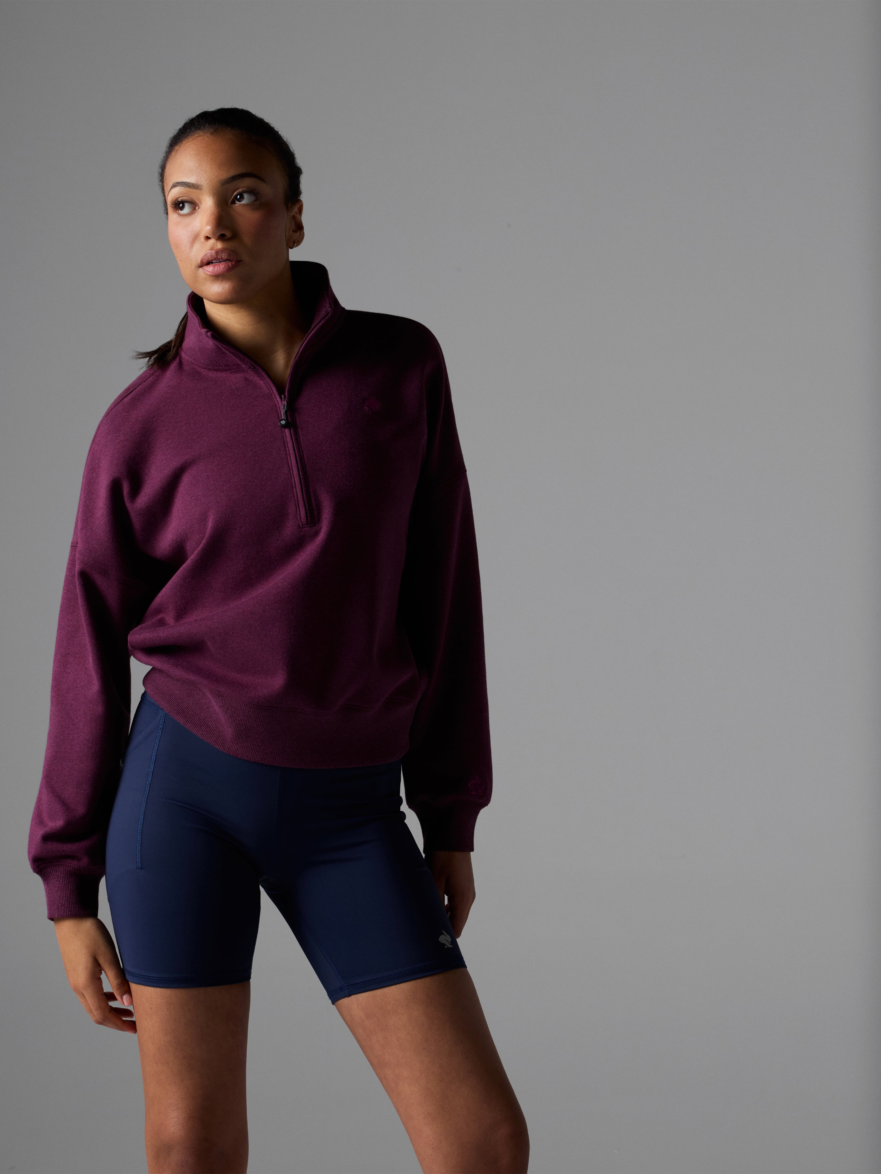 Go-To Half Zip - rabbit