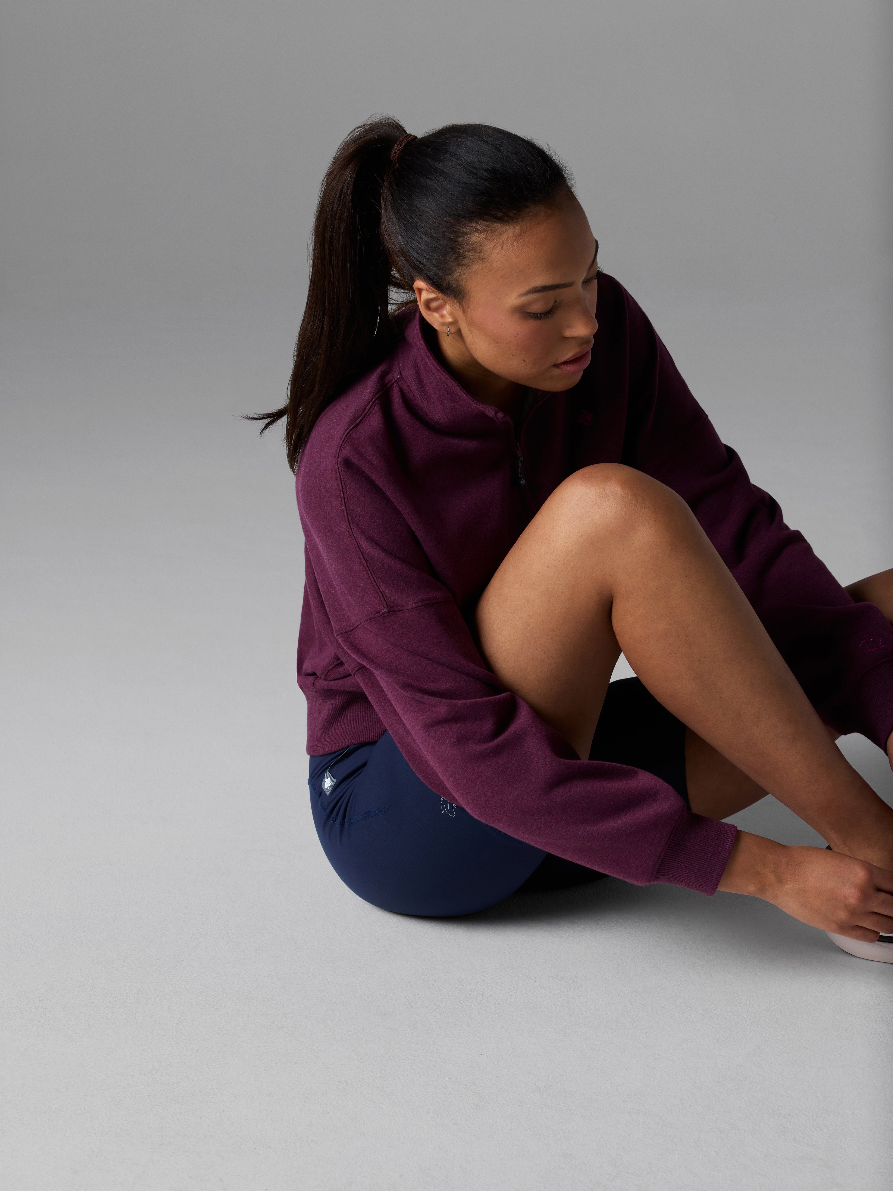 Go-To Half Zip - rabbit