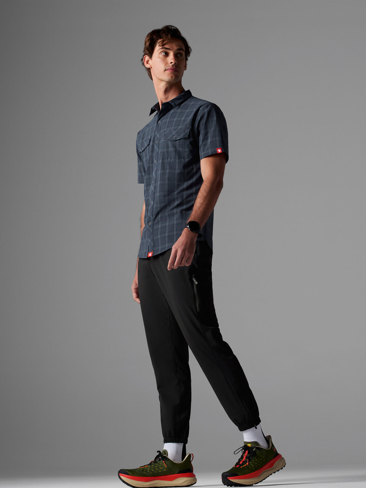 #Color_Dress-Blues-Plaid