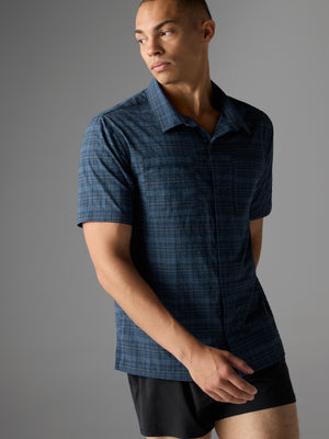 #Color_Dress-Blues-Plaid