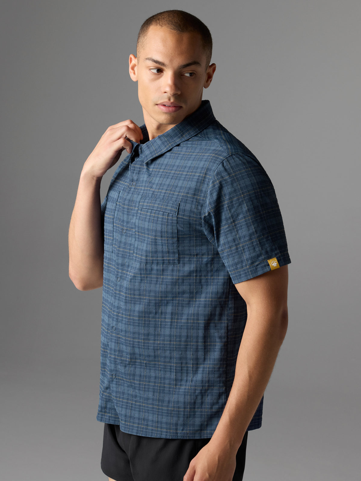 #Color_Dress-Blues-Plaid