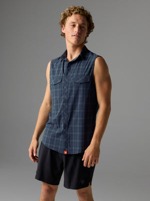 #Color_Dress-Blues-Plaid