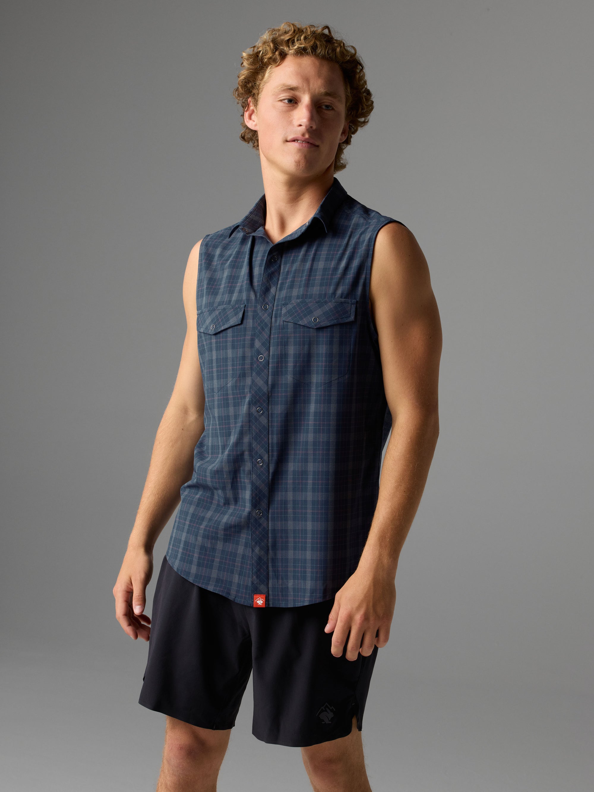 #Color_Dress-Blues-Plaid