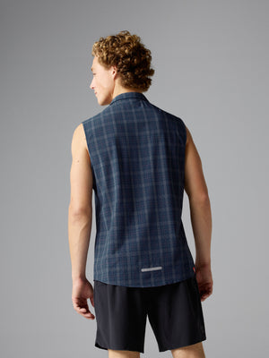 #Color_Dress-Blues-Plaid