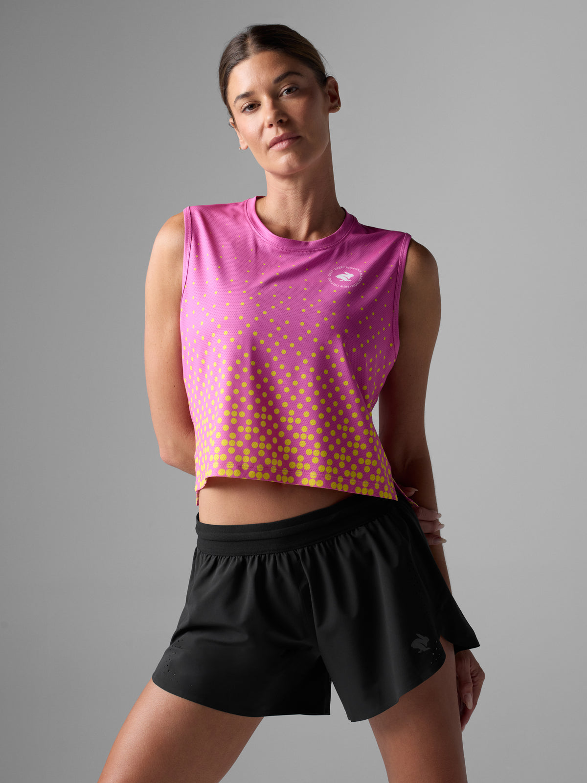 Tempo Muscle Tank Cropped | EWM Training, image 2 of 7